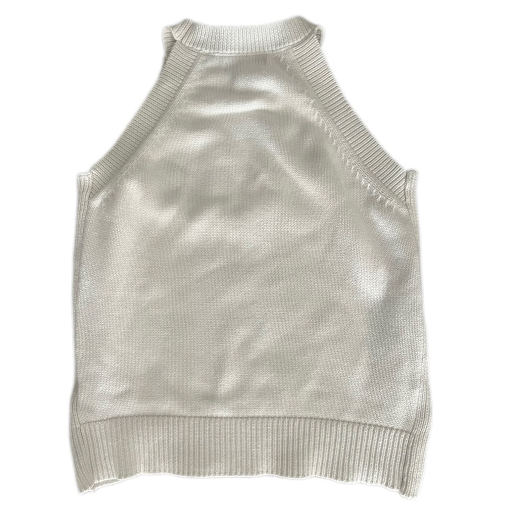 Calvin Klein White Sleeveless Knit Tank Top - Picture 5 of 5